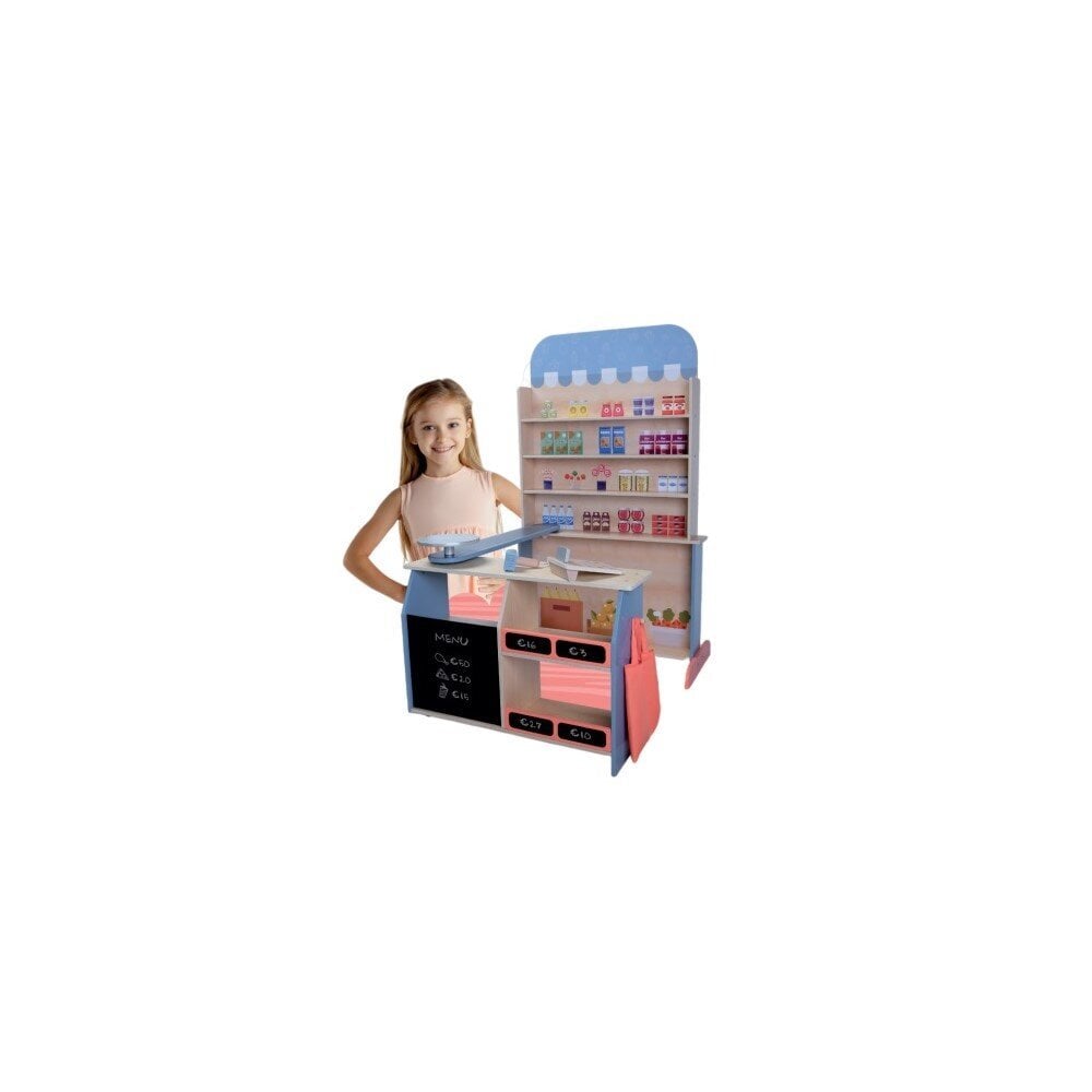 Gerardo's Toys puidust supermarket hind ja info | Tüdrukute mänguasjad | kaup24.ee