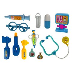 Little Doctor Set Case Blue Stethoscope цена и информация | MUST Металлическая бутылочка с Ярким рисунком (без BPA) (500ml) для мальчиков от 3+ лет Серая с Машинкой | kaup24.ee
