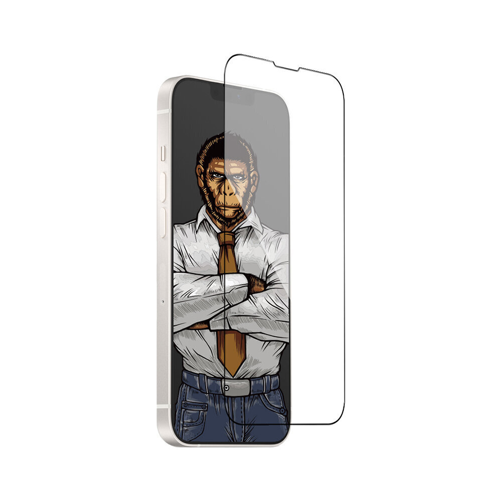 5D Mr. Monkey iPhone 14 Pro Max (6,7") täisekraani kaitseklaas (Strong HD) цена и информация | Ekraani kaitsekiled | kaup24.ee