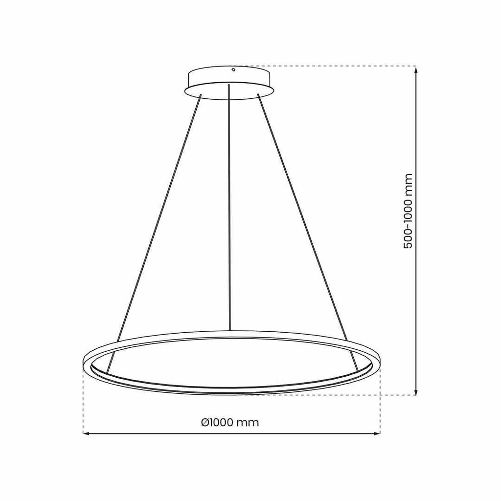 Riputatav LED-lamp Milagro Saturno Gold цена и информация | Rippvalgustid | kaup24.ee