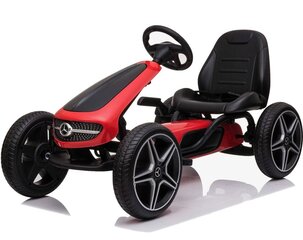 Детский педальный картинг Hecht Mercedes Benz Go Kart, красный цена и информация | Развивающий мелкую моторику - кинетический песок KeyCraft NV215 (80 г) детям от 3+ лет, бежевый | kaup24.ee