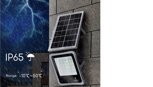 Уличный светильник с солнечной батареей, 500 лм 50 Вт цена и информация | Уличное освещение | kaup24.ee