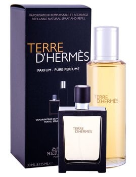 Komplekt Hermes Terre d'Hermes: PP meestele 30 ml + PP meestele 125 ml (taastäidetav) hind ja info | Meeste parfüümid | kaup24.ee