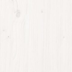 vidaXL kõrge kapp, valge, 67 x 40 x 108,5 cm, männipuit цена и информация | Шкафчики в гостиную | kaup24.ee