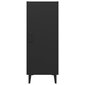 vidaXL puhvetkapp, must, 34,5x34x90 cm, tehispuit hind ja info | Elutoa väikesed kapid | kaup24.ee