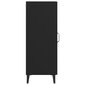 vidaXL puhvetkapp, must, 34,5x34x90 cm, tehispuit hind ja info | Elutoa väikesed kapid | kaup24.ee