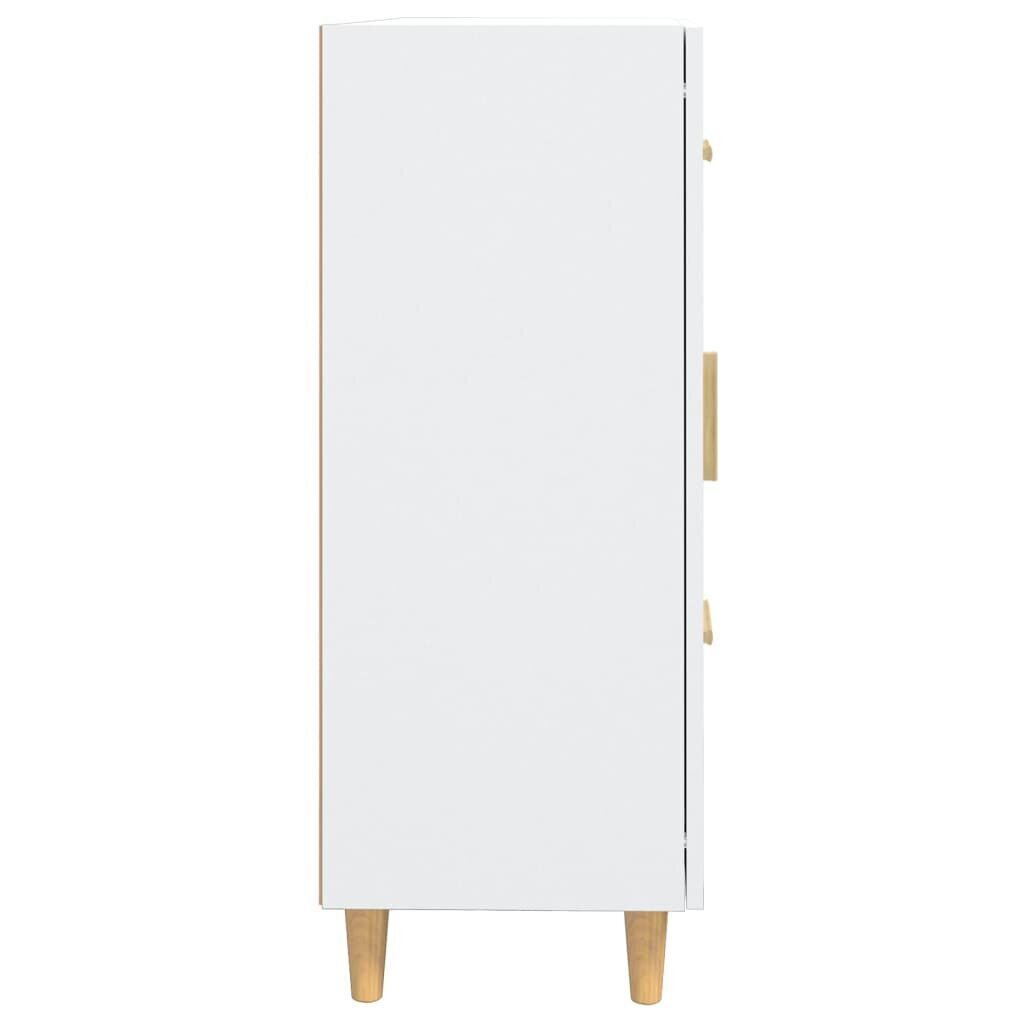 vidaXL puhvetkapp, valge, 69,5 x 34 x 90 cm, tehispuit hind ja info | Elutoa väikesed kapid | kaup24.ee