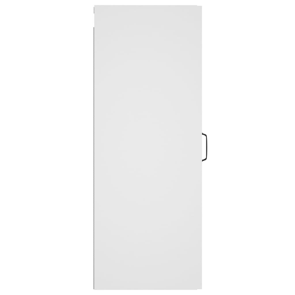 vidaXL seinakapp, valge, 34,5 x 34 x 90 cm, tehispuit цена и информация | Elutoa väikesed kapid | kaup24.ee