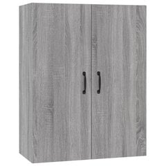 vidaXL puhvetkapp, hall Sonoma, 69,5 x 34 x 90 cm, tehispuit hind ja info | Elutoa väikesed kapid | kaup24.ee