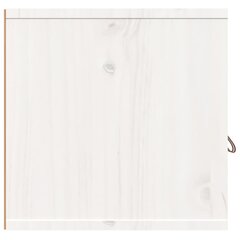 vidaXL seinakapp, valge, 60 x 30 x 30 cm, männipuit hind ja info | Elutoa väikesed kapid | kaup24.ee