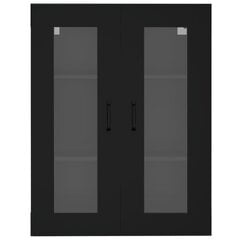 vidaXL seinakapp, must, 69,5 x 34 x 90 cm hind ja info | Elutoa väikesed kapid | kaup24.ee