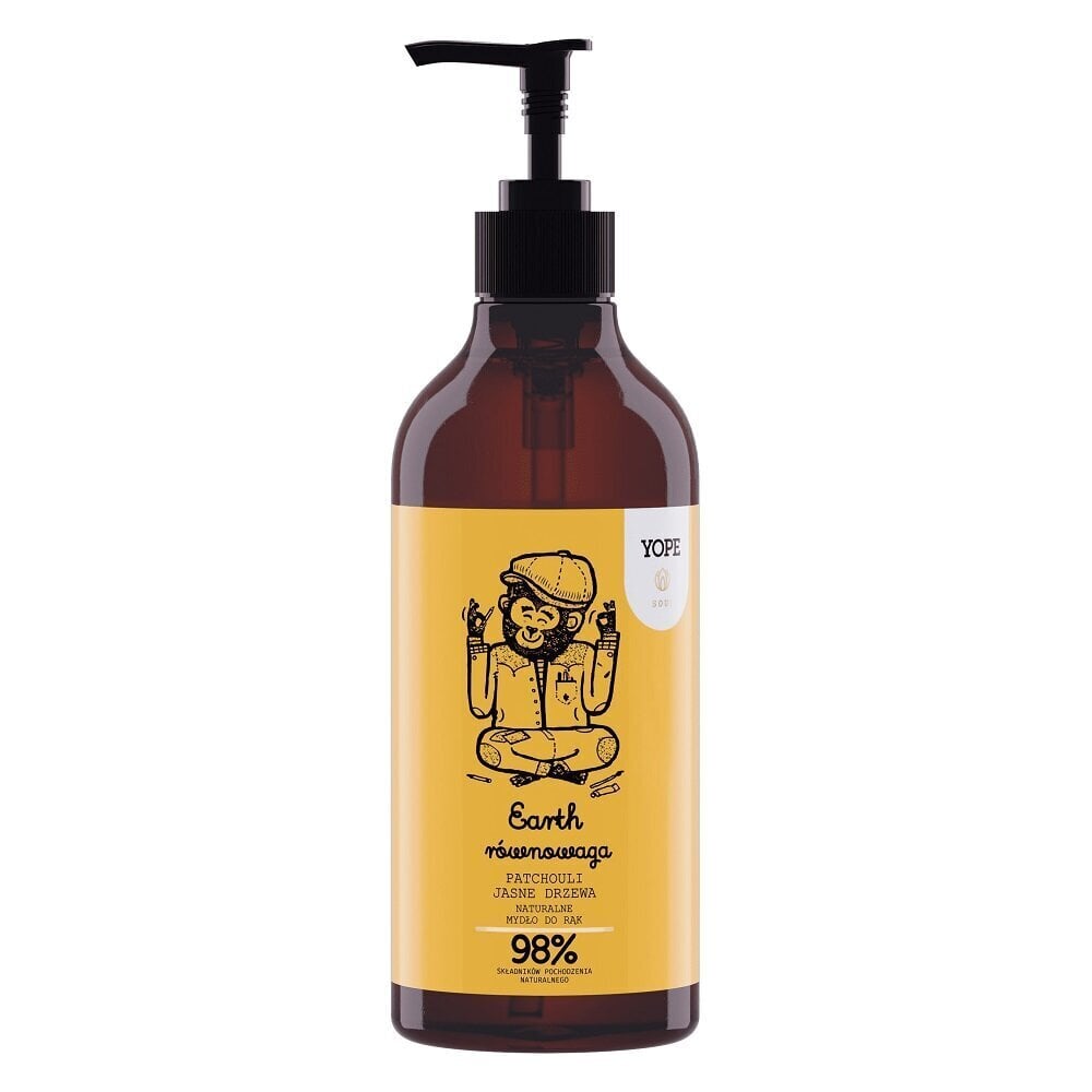 Vedelseep Patchouli and Bright Trees Yope Soul Earth Balance, 500ml цена и информация | Seebid | kaup24.ee