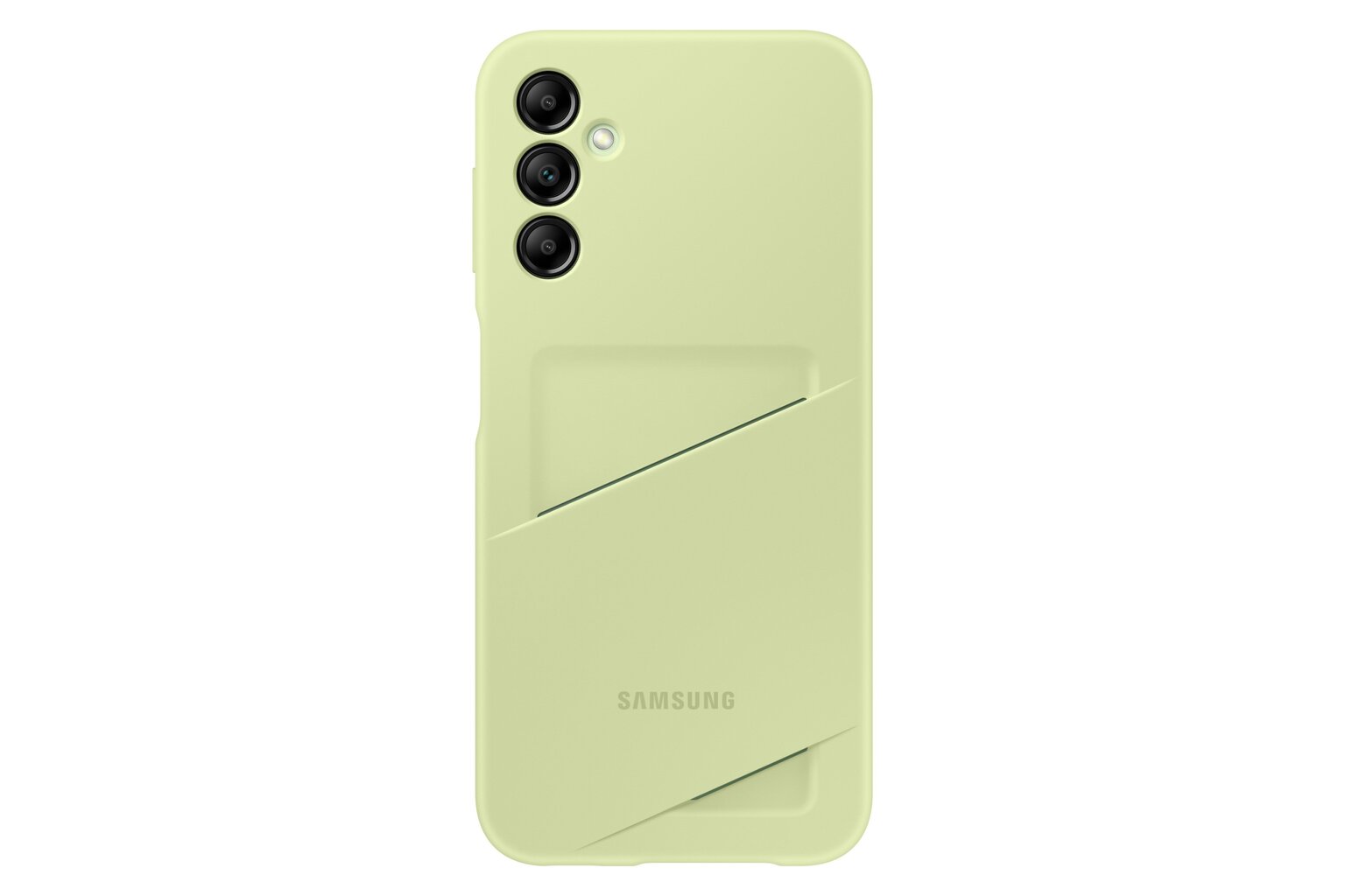 Ümbris Card Slot Case telefonile Samsung Galaxy A14, A14 5G, Kollane hind ja info | Telefoni kaaned, ümbrised | kaup24.ee