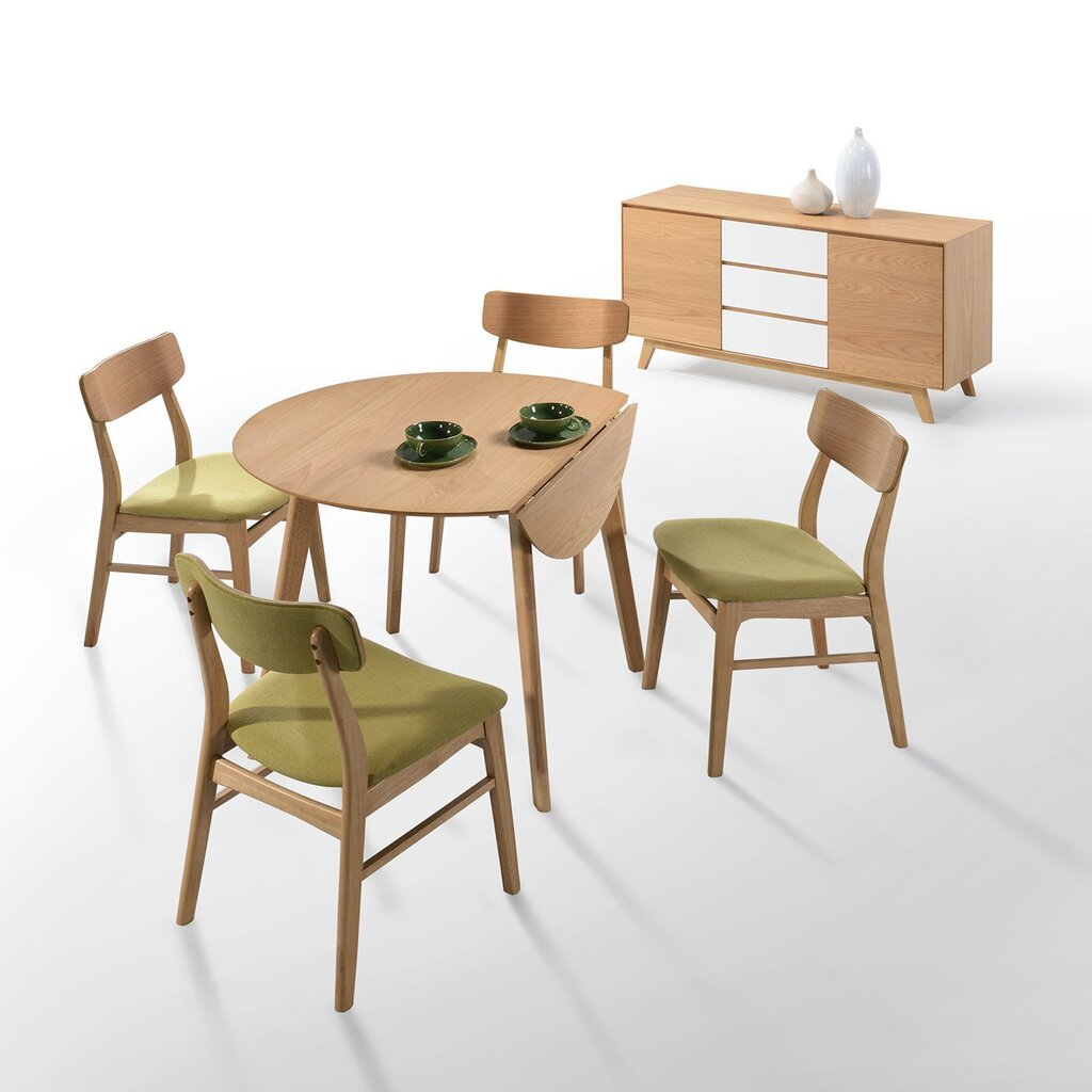 Söögitool Jaxton, pruun/roheline цена и информация | Söögilaua toolid, köögitoolid | kaup24.ee