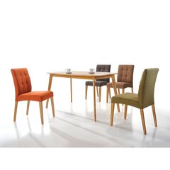 Комплект из 2 стульев Enrich, коричневый цена и информация | Стулья для кухни и столовой | kaup24.ee