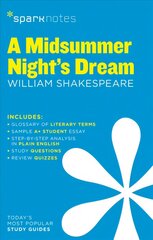 Midsummer Night's Dream SparkNotes Literature Guide hind ja info | Ajalooraamatud | kaup24.ee