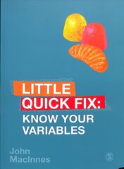 Know Your Variables: Little Quick Fix hind ja info | Entsüklopeediad, teatmeteosed | kaup24.ee