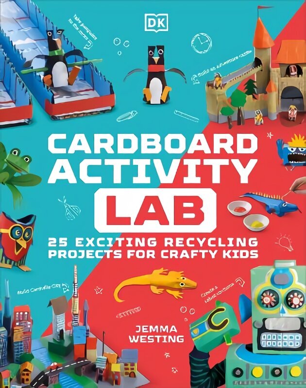 Cardboard Activity Lab: 25 Exciting Recycling Projects for Crafty Kids hind ja info | Lasteraamatud | kaup24.ee