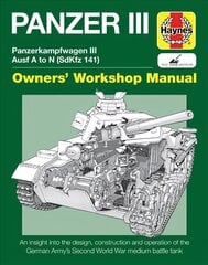 Panzer III Tank Manual: Panzerkampfwagen III Sd Kfz. 141 Ausf A-N (1937-45 2016 цена и информация | Книги по социальным наукам | kaup24.ee