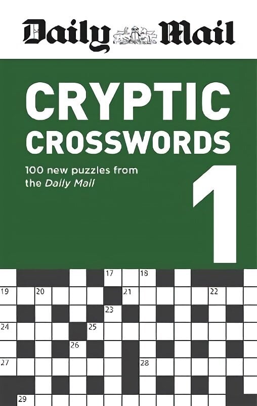 Daily Mail Cryptic Crosswords Volume 1 цена и информация | Tervislik eluviis ja toitumine | kaup24.ee