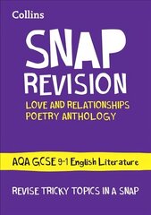 AQA Poetry Anthology Love and Relationships Revision Guide: Ideal for Home Learning, 2022 and 2023 Exams hind ja info | Noortekirjandus | kaup24.ee