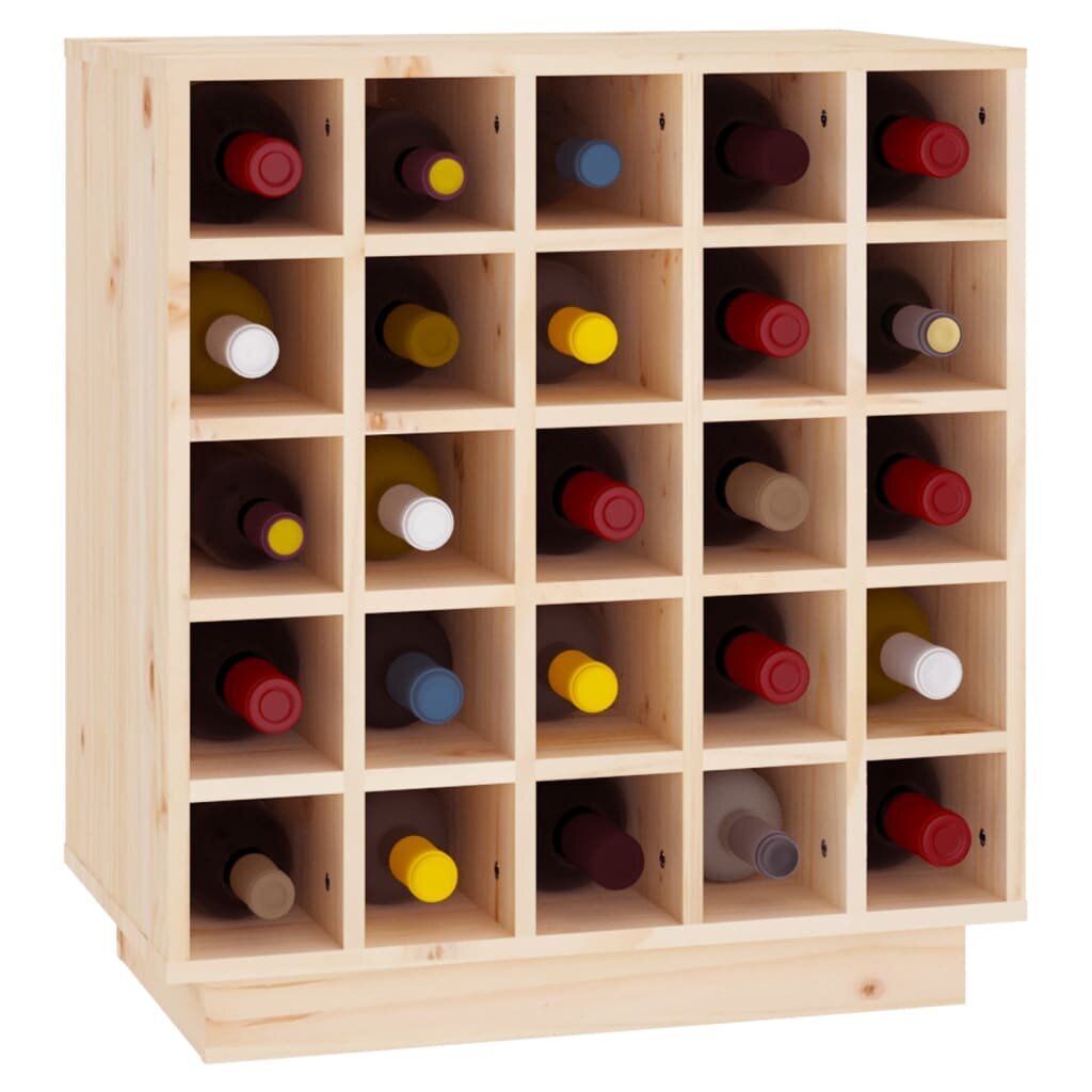 vidaXL veinikapp, 55,5 x 34 x 61 cm, männipuit hind ja info | Köögikapid | kaup24.ee