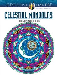 Creative Haven Celestial Mandalas Coloring Book hind ja info | Tervislik eluviis ja toitumine | kaup24.ee