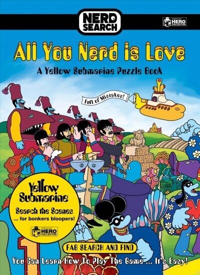 Beatles Nerd Search: A Yellow Submarine Puzzle Book цена и информация | Tervislik eluviis ja toitumine | kaup24.ee