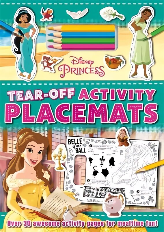 Disney Princess: Tear-Off Activity Placemats цена и информация | Väikelaste raamatud | kaup24.ee