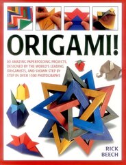 Origami!: 80 Amazing Paperfolding Projects, Designed by the World's Leading Origamists, and Shown Step by Step in Over 1500 Photographs цена и информация | Книги о питании и здоровом образе жизни | kaup24.ee