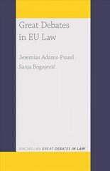 Great Debates in EU Law 1st ed. 2021 цена и информация | Книги по экономике | kaup24.ee