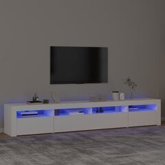 VidaXL telerialus LED-tuledega, valge hind ja info | TV alused | kaup24.ee