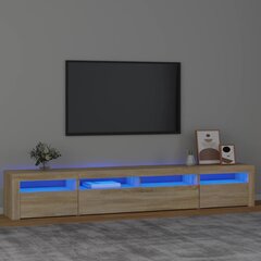VidaXL telerialus LED-tuledega, pruun hind ja info | TV alused | kaup24.ee