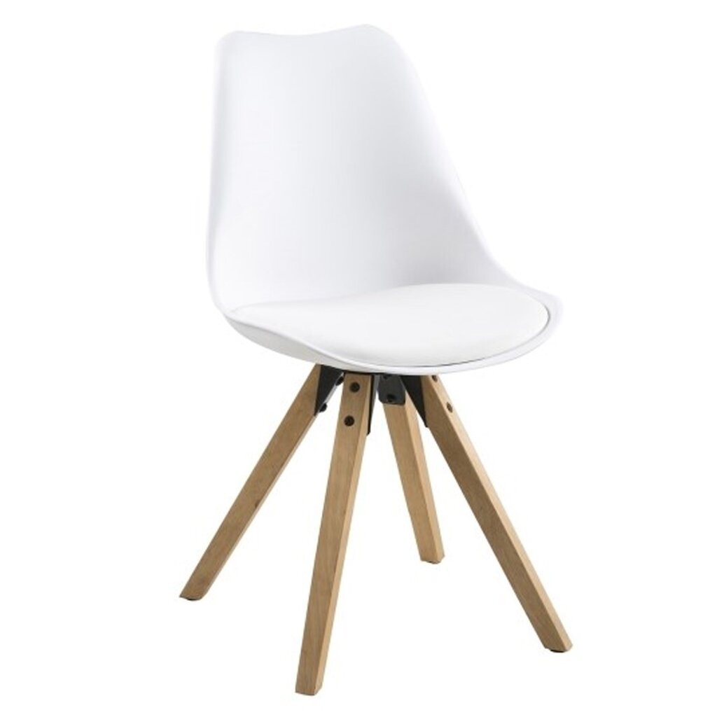 2 tooli komplekt Dima, valge hind ja info | Söögilaua toolid, köögitoolid | kaup24.ee