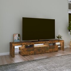 VidaXL telerialus LED-tuledega, pruun hind ja info | TV alused | kaup24.ee