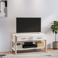 VidaXL telerikapp, valge, tehispuit hind ja info | TV alused | kaup24.ee