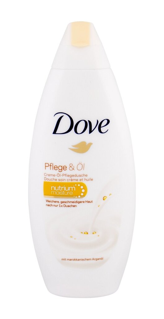 Dušigeel Dove Nourishing Care & Argan Oil 250 ml цена и информация | Dušigeelid, õlid | kaup24.ee