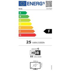 Monitor BenQ EX270QM 27&quot; QHD 240 Hz hind ja info | BenQ Kodumasinad, kodutehnika | kaup24.ee