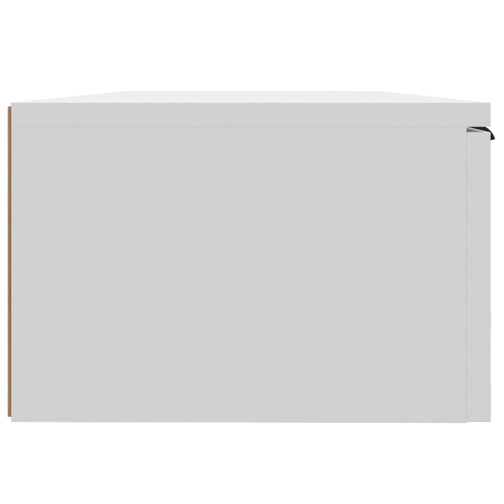 vidaXL seinakapp, valge, 68 x 30 x 20 cm, tehispuit цена и информация | Elutoa väikesed kapid | kaup24.ee