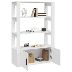 vidaXL puhvetkapp, valge, 80 x 30 x 119,5 cm, tehispuit hind ja info | Elutoa väikesed kapid | kaup24.ee