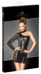 Minikleit Asymmetrical, must, XL hind ja info | Naiste sekspesu | kaup24.ee