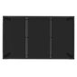vidaXL aialaud klaasplaadiga, must, 150x90x75 cm polürotang hind ja info | Aialauad | kaup24.ee