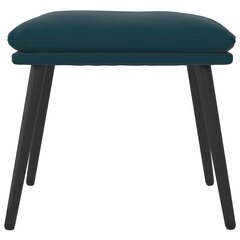 vidaXL jalapink, sinine, 45 x 29,5 x 39 cm, samet hind ja info | Kott-toolid, tumbad, järid | kaup24.ee