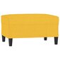 vidaXL jalapink, kollane, 70 x 55 x 41 cm, samet hind ja info | Kott-toolid, tumbad, järid | kaup24.ee