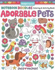Notebook Doodles Adorable Pets: Coloring & Activity Book цена и информация | Книги для малышей | kaup24.ee