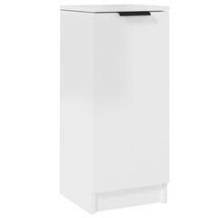 vidaXL puhvetkapp, kõrgläikega valge, 30 x 30 x 70 cm, tehispuit hind ja info | Elutoa väikesed kapid | kaup24.ee