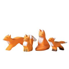 Комплект «Семья Лис» Bumbutoys (4 штуки) цена и информация | Развивающие игрушки | kaup24.ee