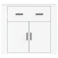 vidaXL puhvetkapp, valge, 80 x 33 x 70 cm, tehispuit hind ja info | Elutoa väikesed kapid | kaup24.ee