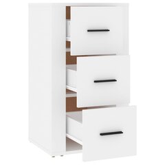 vidaXL puhvetkapp, valge, 40 x 33 x 70 cm, tehispuit hind ja info | Elutoa väikesed kapid | kaup24.ee