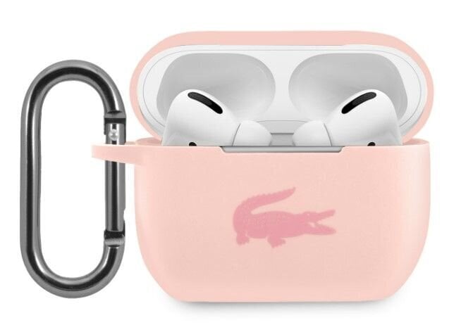 Lacoste seadmele Apple Airpods Pro, roosa цена и информация | Kõrvaklappide tarvikud | kaup24.ee